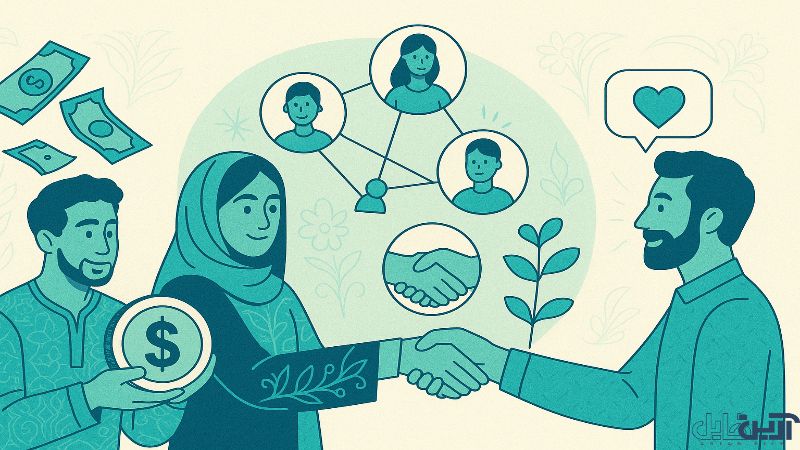 جذب مشتری طبیعی با رفرال مارکتینگ