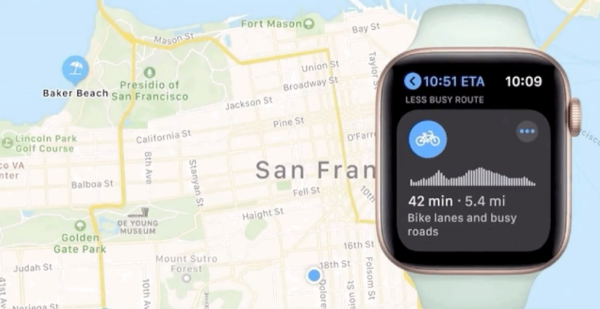 مسیرهای دوچرخه‌سواری به Apple Maps می‌آید