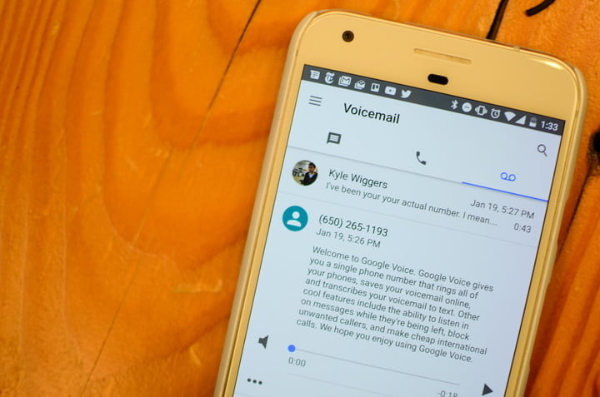 ضبط تماس تلفنی ورودی با استفاده از Google Voice